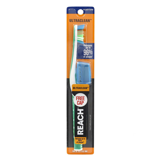 REACH ULTRACLEAN MEDIUM TOOTHBRUSH 1 CT