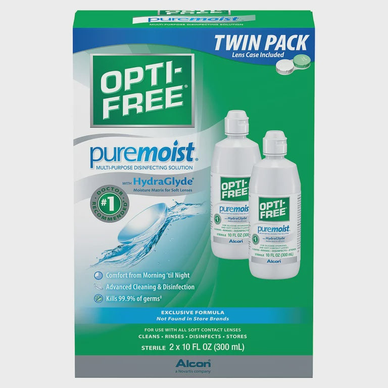 Opti-Free Twin Pack Pure Moist 2 x 10oz
