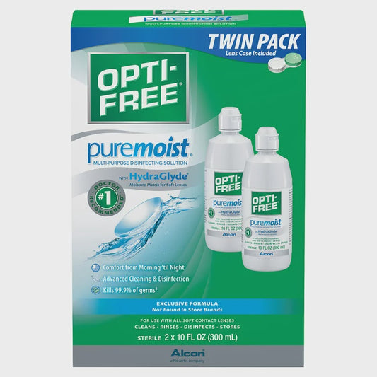 Opti-Free Twin Pack Pure Moist 2 x 10oz