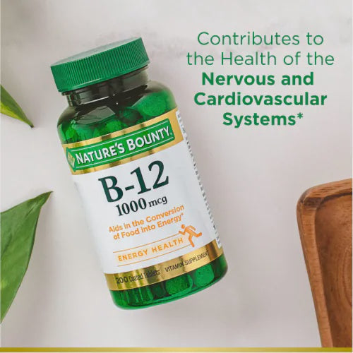 Natures Bounty Vitamin B-12 1000 Mcg Tablets - 100 Tabletsblets