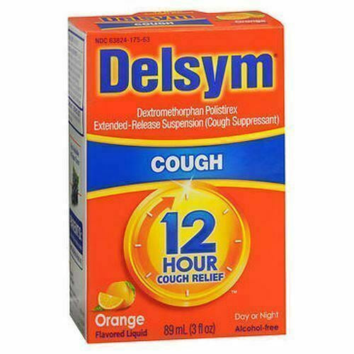 DELSYM COUGH SUPPRESSANT 12 HOUR LIQUID ORANGE 3 OZ