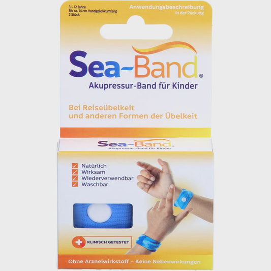 Seaband Nausea Relief Comforting Acupressure Bands for Kids - 1pair