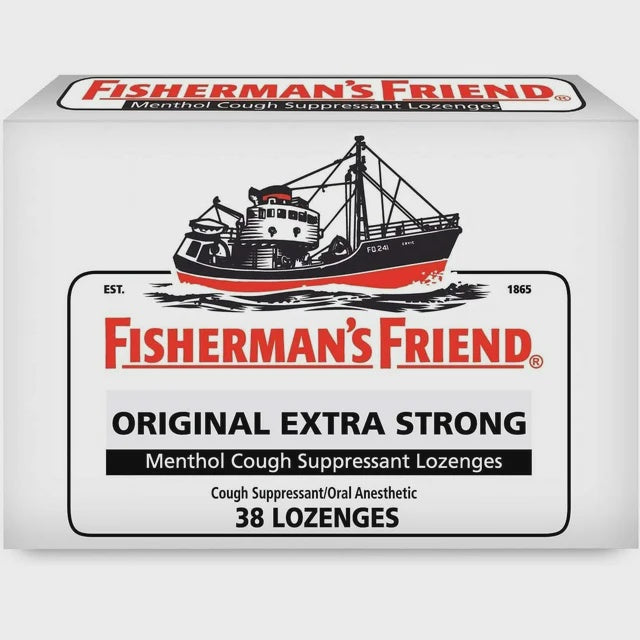 Fisherman’s Friend, Original Extra Strong Lozenges, Menthol 38 Count
