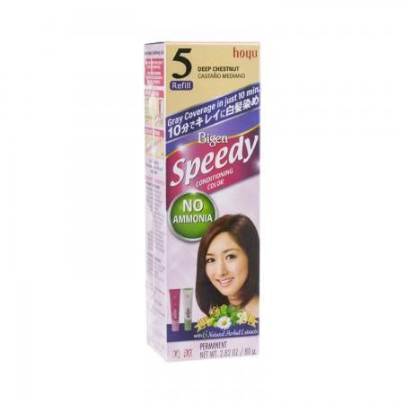 美源5號(小)Bigen Brand Speedy Conditioning Color *Refill (#5 Deep Chestnut) 2.82 oz (80g)