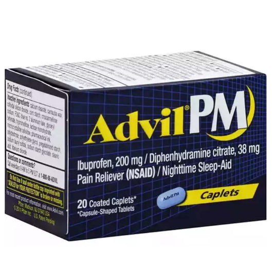 ADVIL PM 200MG CAPLETS 20 CT