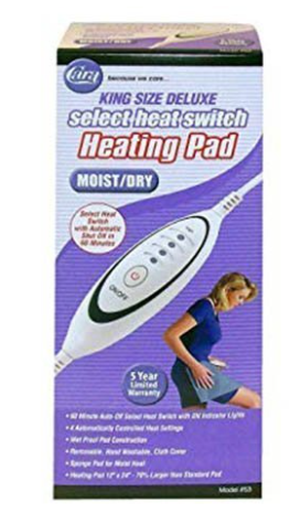 CARA KING SIZE HEATING PAD 12"X24