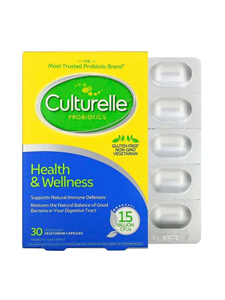 Culturelle, Health & Wellness Probiotic, 30 Vegetarian Capsules