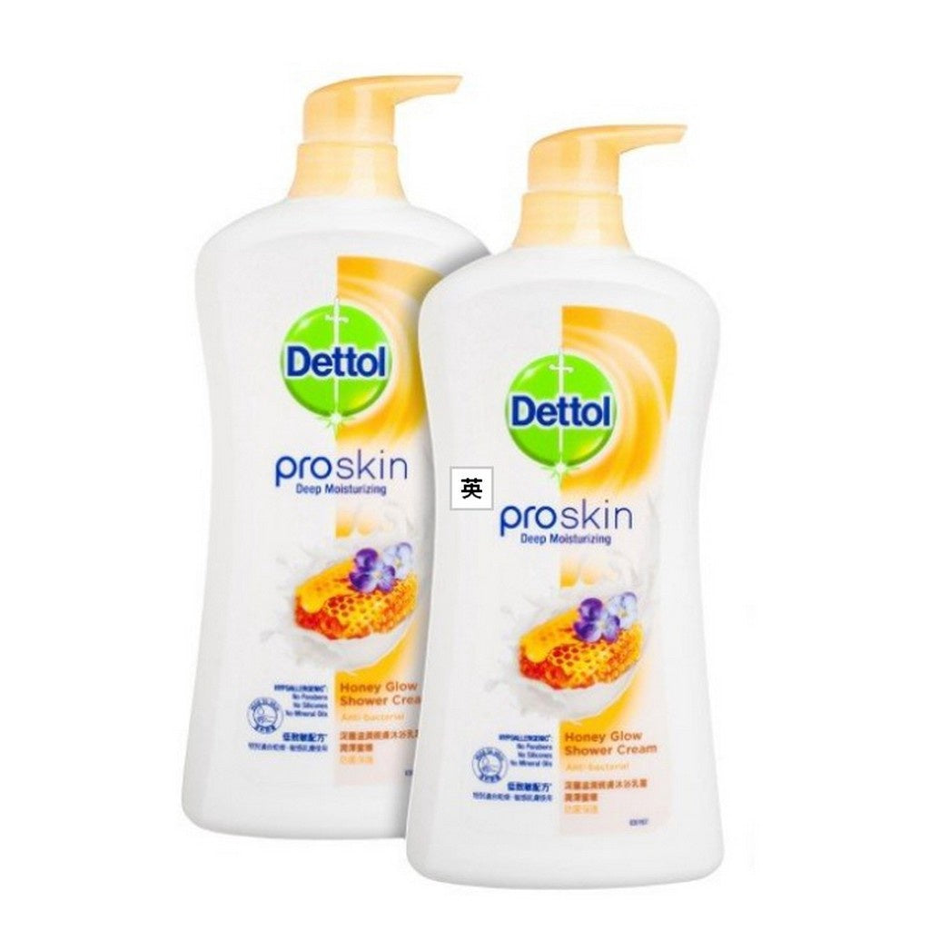 DETTOL Proskin Shower Cream Set 【Honey Glow】滴露沐浴露套装【潤澤蜜糖】