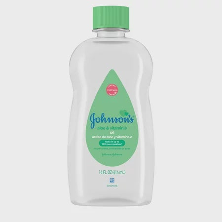 Johnson's Baby Oil, Aloe Vera & Vitamin E 14 oz