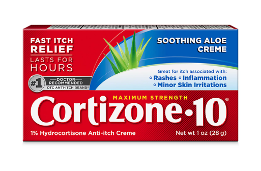 Cortizone MAX STRENGTH RELIEF CREME Calming Aloe Vera 1oz