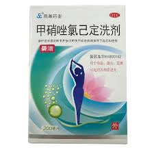 碧洁甲硝唑氯已定洗剂200ml