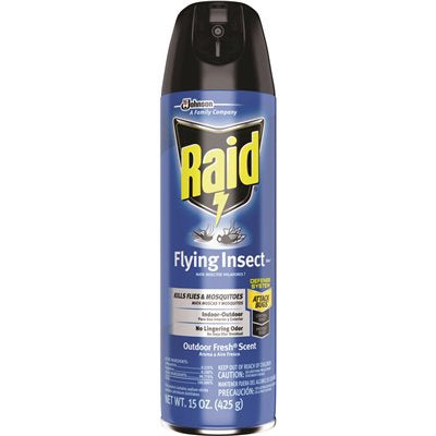 Raid Flying Insect Killer, Outdoor Fresh Scent - 15 oz
