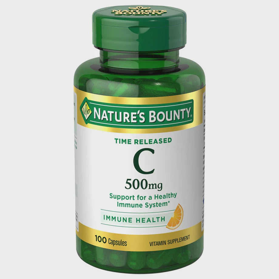 Nature's Bounty Pure Vitamin C 500Mg Tablets 100 Ct