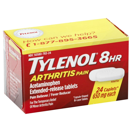 TYLENOL 8HR ARTHRITIS 650MB 24CAP