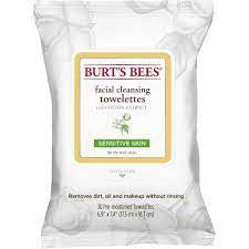 Burt's Bees Facial Cleansing Towelettes Sensitive 30ct