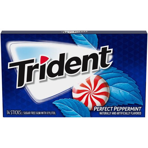 TRIDENT PEPPERMINT 14 STICKS