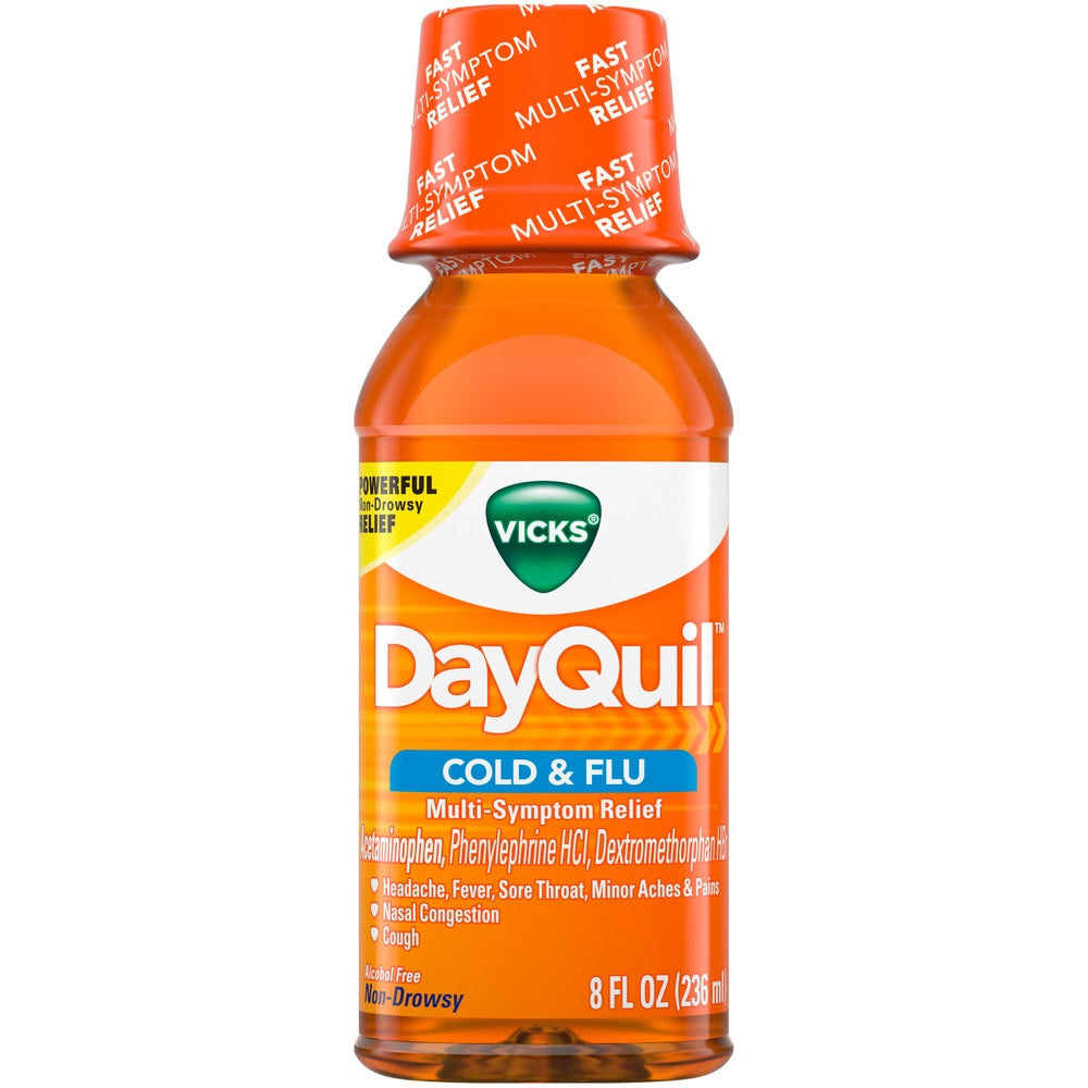 Vicks DayQuil Cold & Flu Relief Liquid 8 fl oz