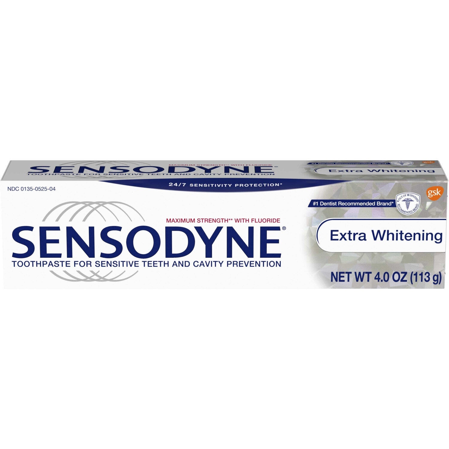 SENSODYNE EXTRA WHITENING TOOTHPASTE 4 OZ