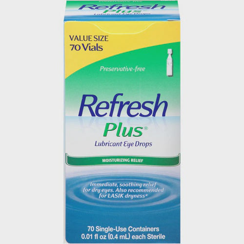 Refresh Plus® Lubricant Eye Drops -- 70 Vials