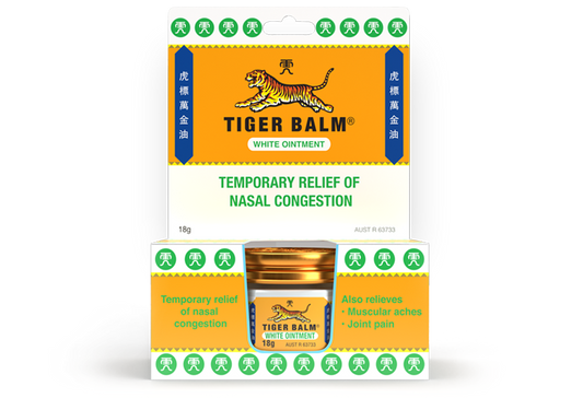 虎标万金油白色 TIGER BALE WHITE REGULAR STRENGTH OINTMENT 0.63OZ