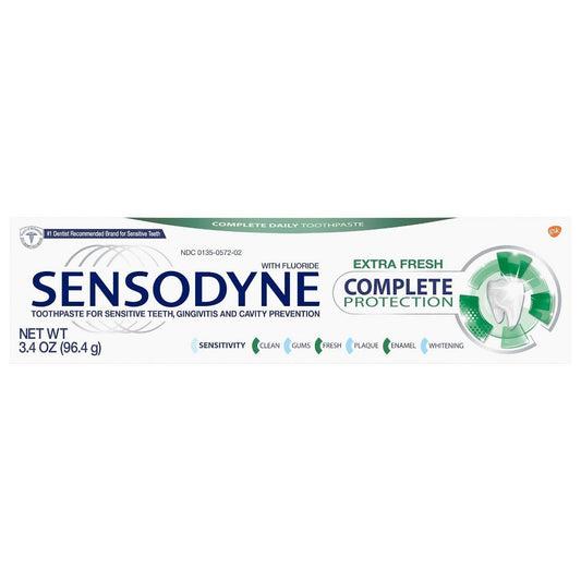 SENSODYNE COMPLETE PROTECTION TOOTHPASTE 3.4 OZ