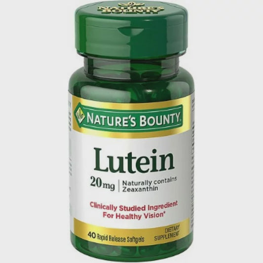 Nature's Bounty Lutein 20 mg Softgels - 40 ct