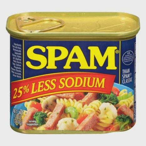 Hormel Spam 25% Less Sodium, 12 oz