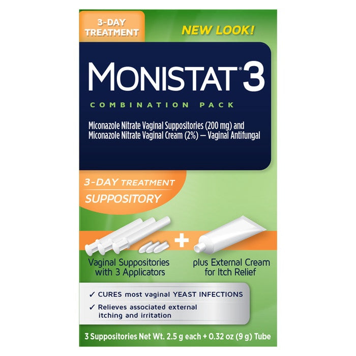 MONISTAT 3-DAY TREATMENT SUPPOSITORIES
