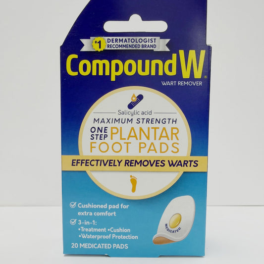 Compound W Foot Care Pads 20 Medicated Pads