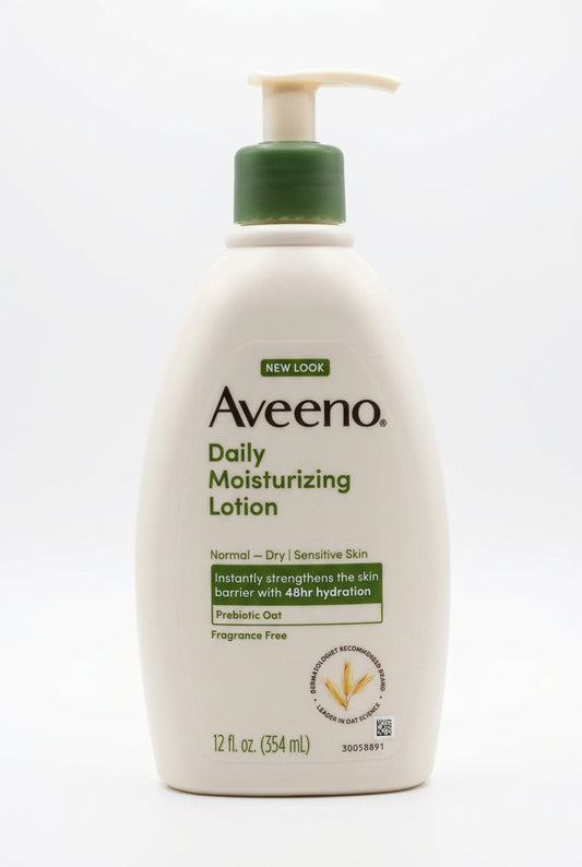 Aveeno loción corporal hidratante diaria con avena prebiótica, 12 fl oz