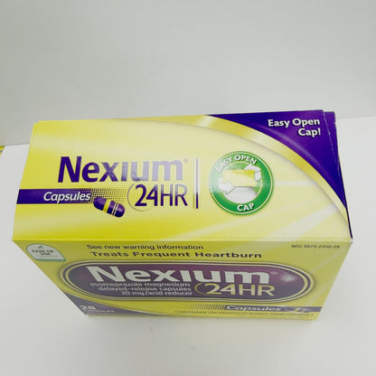 原研|耐信NEXIUM 24HR 艾司奥美拉唑20mg 缓释胶囊 28粒装 | 24小时持续抑酸缓解烧心