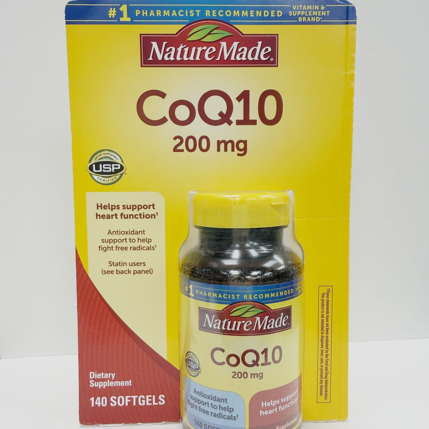 Nature Made CoQ10 200mg 140 Softgels
