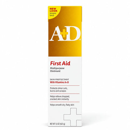 A+D First Aid Multipurpose Ointment 1.5oz | Antibacterial, Anti-inflammatory, Promotes Wound Healing | A+D First Aid Multipurpose Ointment 1.5oz