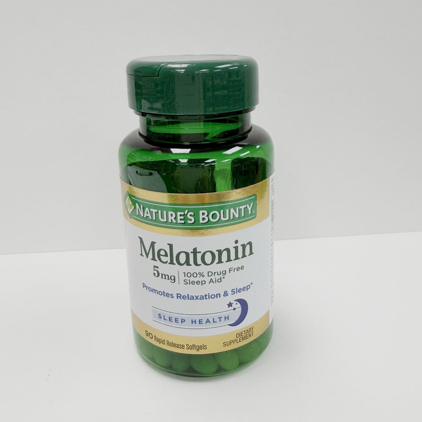 Nature's Bounty Melatonin 5mg Softgels 90 Count