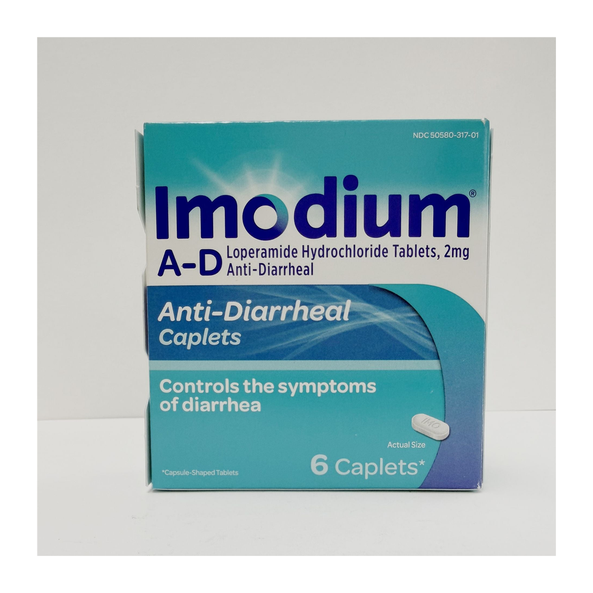 Imodium A-D Loperamide 2mg | 易蒙停洛哌丁胺止泻片 | 6 Caplets