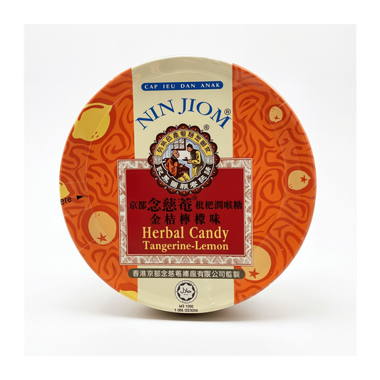 Nin Jiom Herbal Candy Tangerine Lemon | 念慈庵草本糖 橘子柠檬味 | 60 g