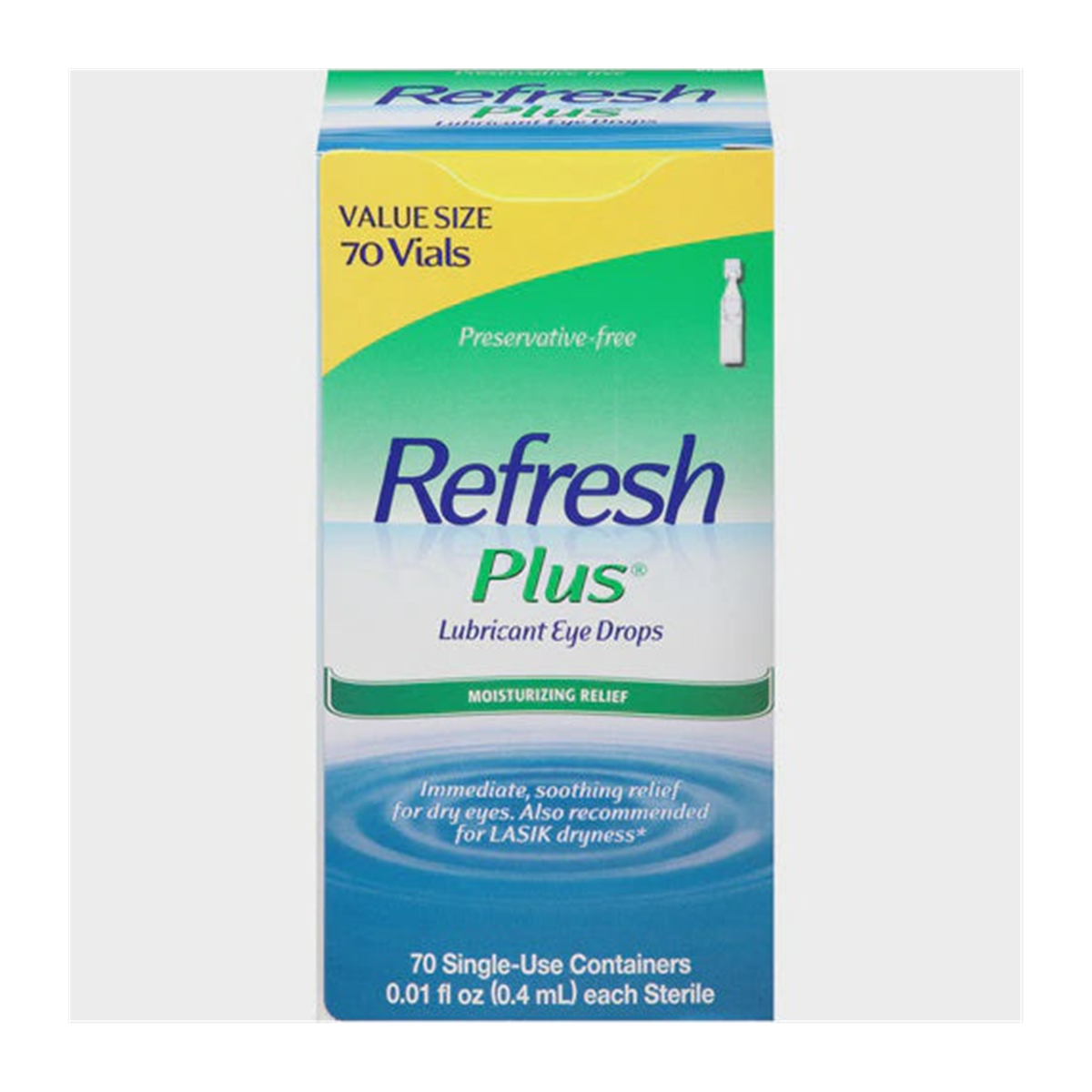 REFRESH Plus Preservative-Free Lubricant Eye Drops | 无防腐剂润滑滴眼液 | 70 Vials