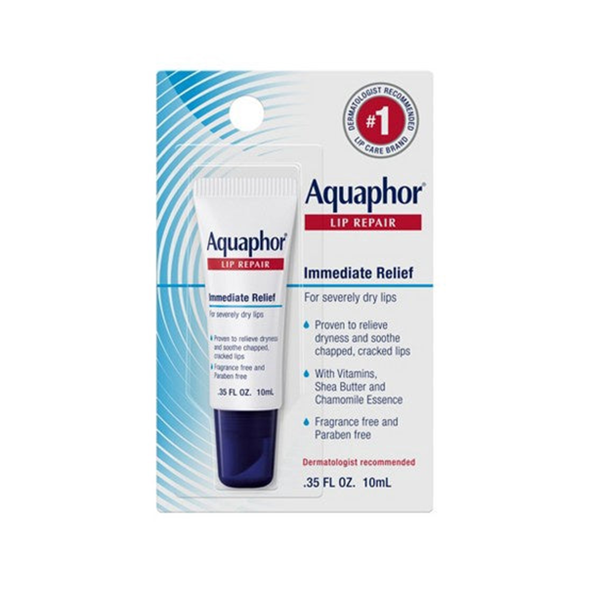 Aquaphor Immediate Relief Lip Repair Balm - 0.35 fl oz
