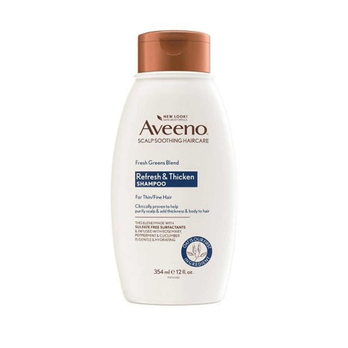 Aveeno Refresh & Thicken Fresh Greens Blend Shampoo 12oz