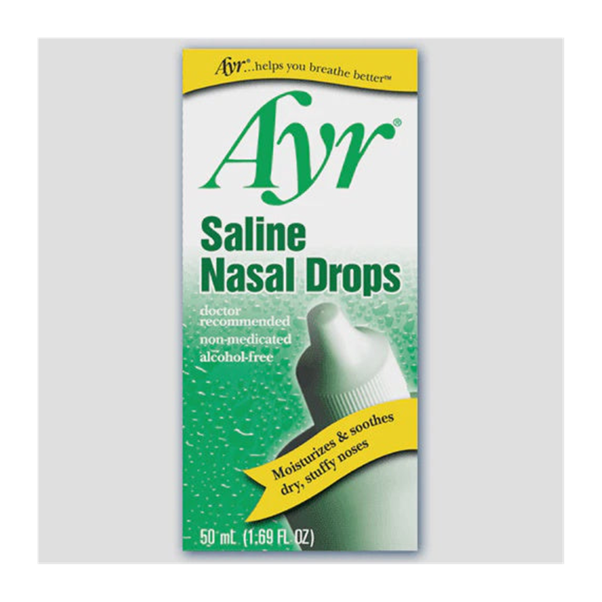 Ayr Saline Nasal Drops | 鼻腔盐水滴剂 | 50 mL