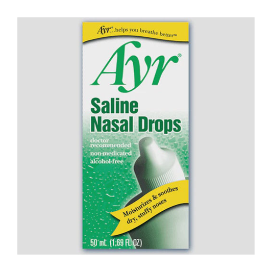 Ayr Saline Nasal Drops | 鼻腔盐水滴剂 | 50 mL