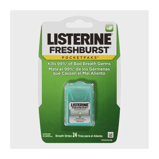 Listerine Freshburst口袋里的口气带，24 EA，