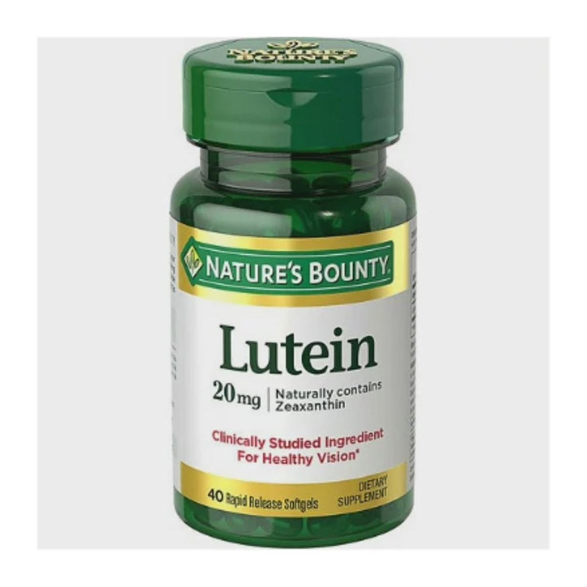 Nature's Bounty 叶黄素 20mg 40粒 | 含玉米黄质护眼