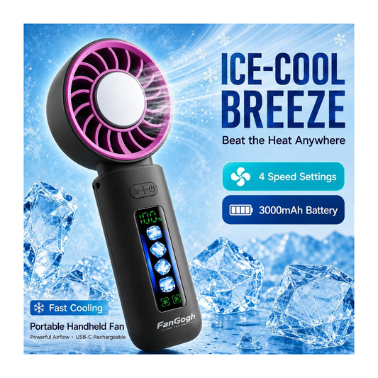 Magicold FanGogh Handheld Cooling Fan Grey Purple | 灰紫色手持制冷风扇