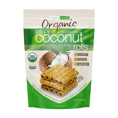 Tropical Fields Organic Crispy Coconut Rolls, 11 oz