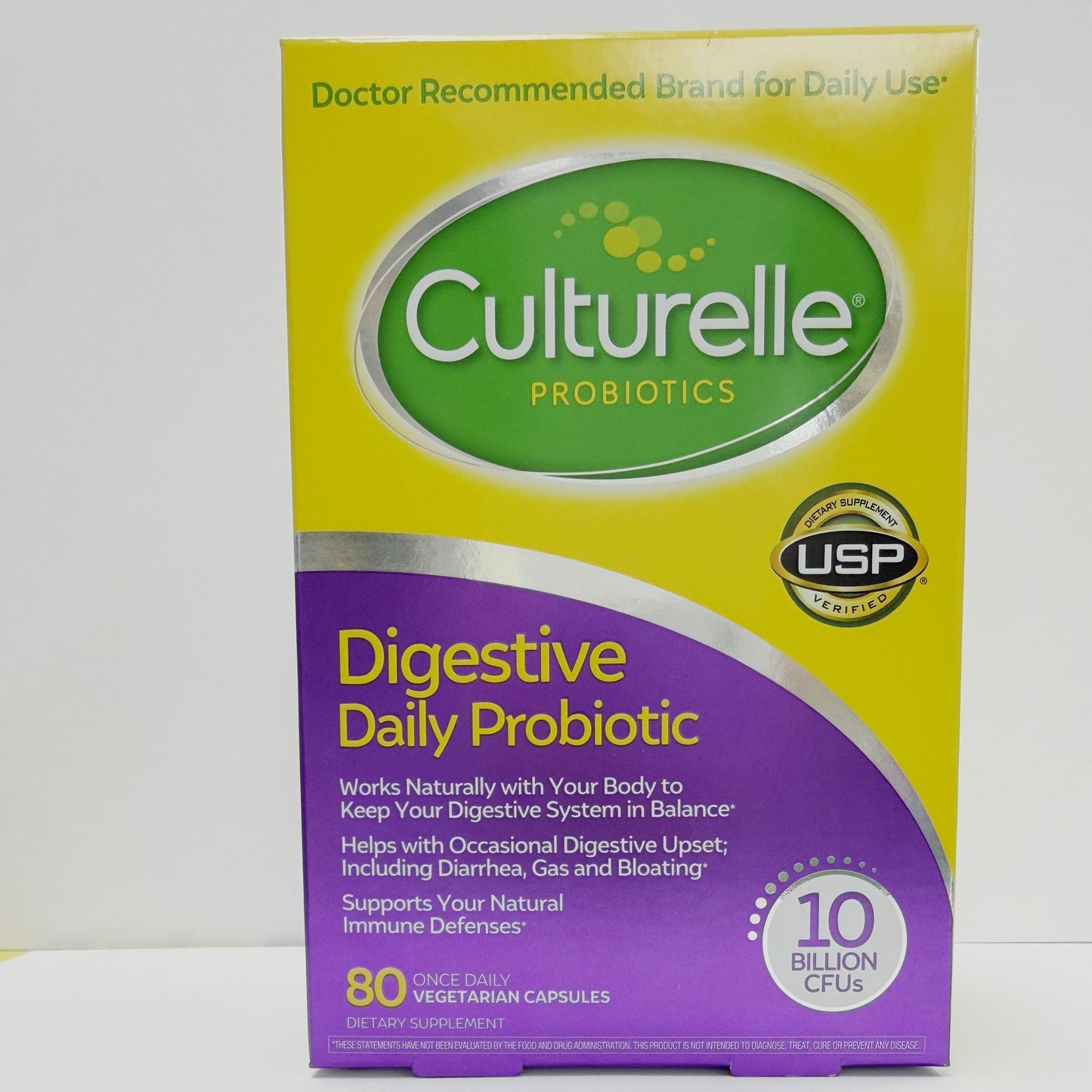 Culturelle Digestive Daily Probiotic 80 Capsules
