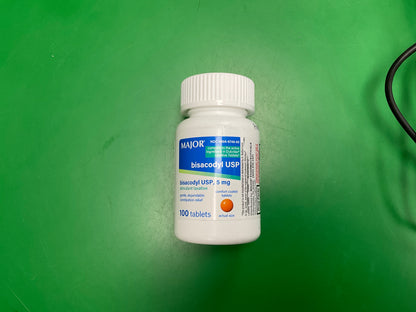Bisacodyl 5mg Enteric-Coated Tablets | 比沙可啶5mg肠溶通便片 | 100 Tablets