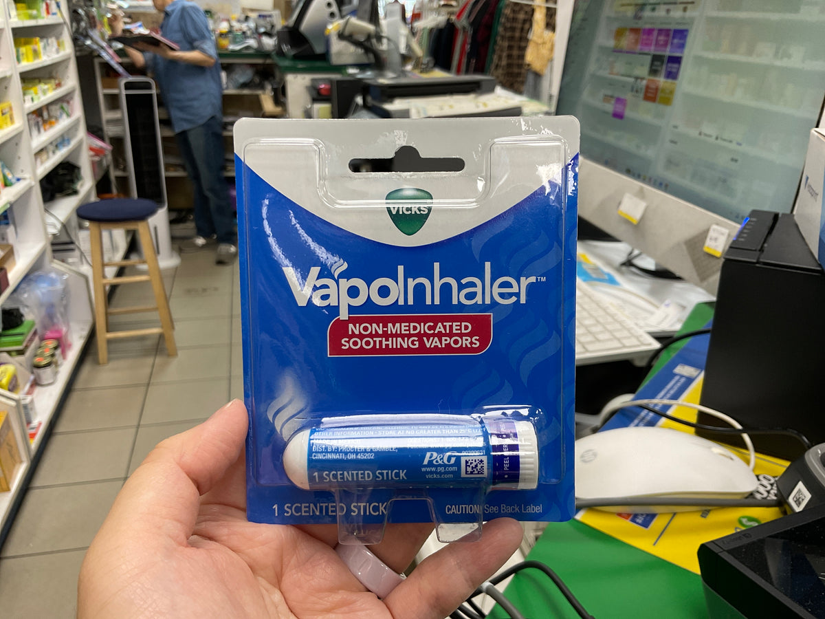 Vicks VapoInhaler 便携式鼻吸入器，1 Ct