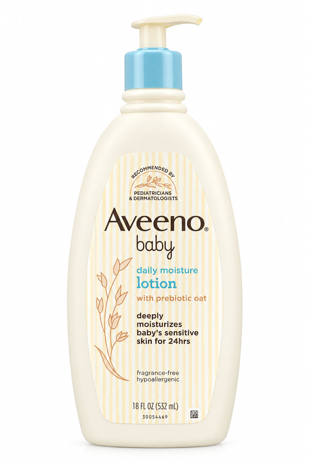Aveeno Baby 艾惟诺婴儿日常润肤乳 532mL | 益生元燕麦·无香精 | Daily Moisture Lotion 18 fl oz