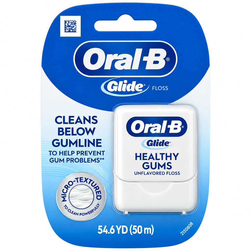 Oral-B Glide 无味牙线 | 牙缝清洁 | Healthy Gums Unflavored Floss